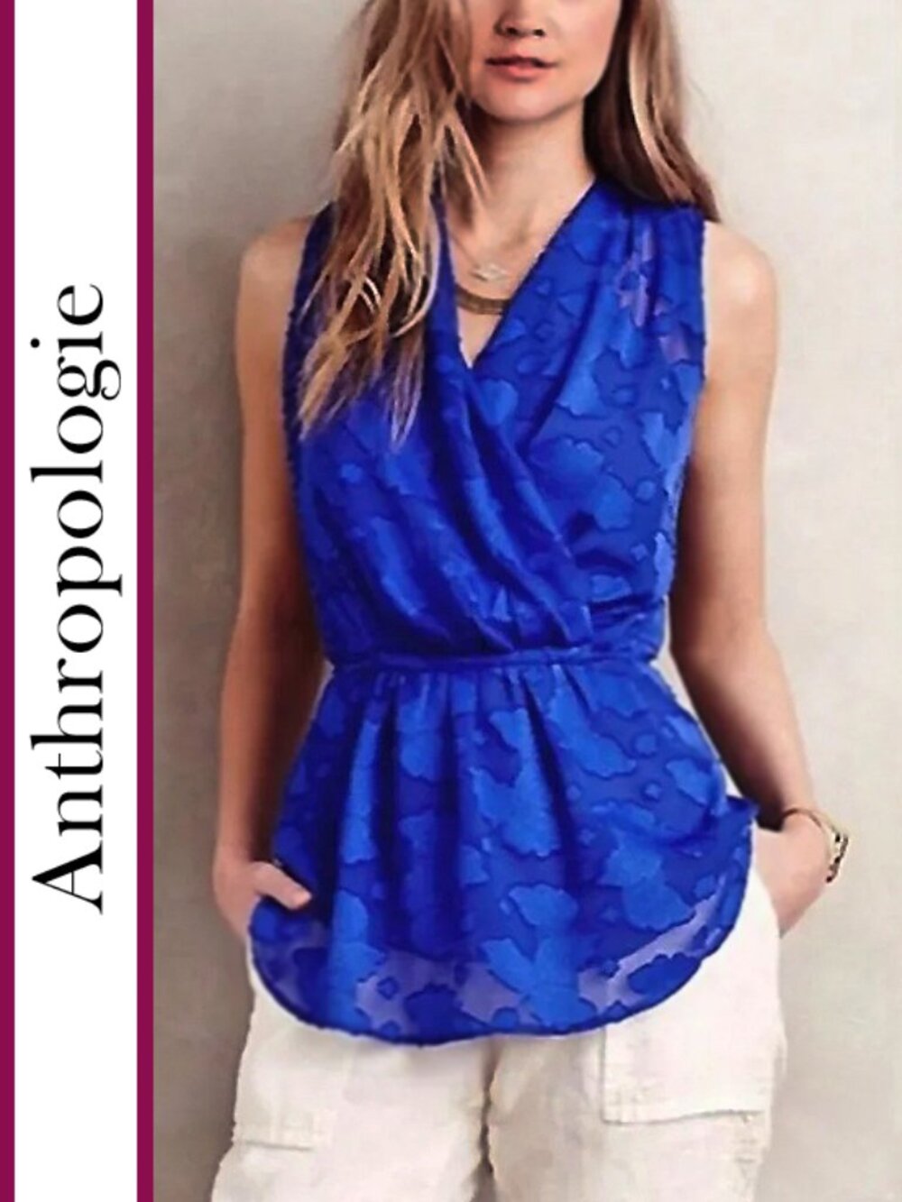 Anthropologie/Sunday in Brooklyn | 'Edira' Faux Wrap Blouse Top